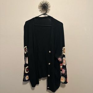 Crochet Sweater Cardigan